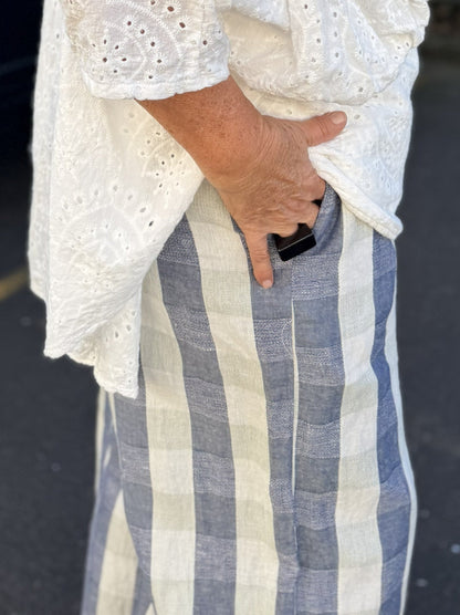 TCD Sadie Pant - Blue Check