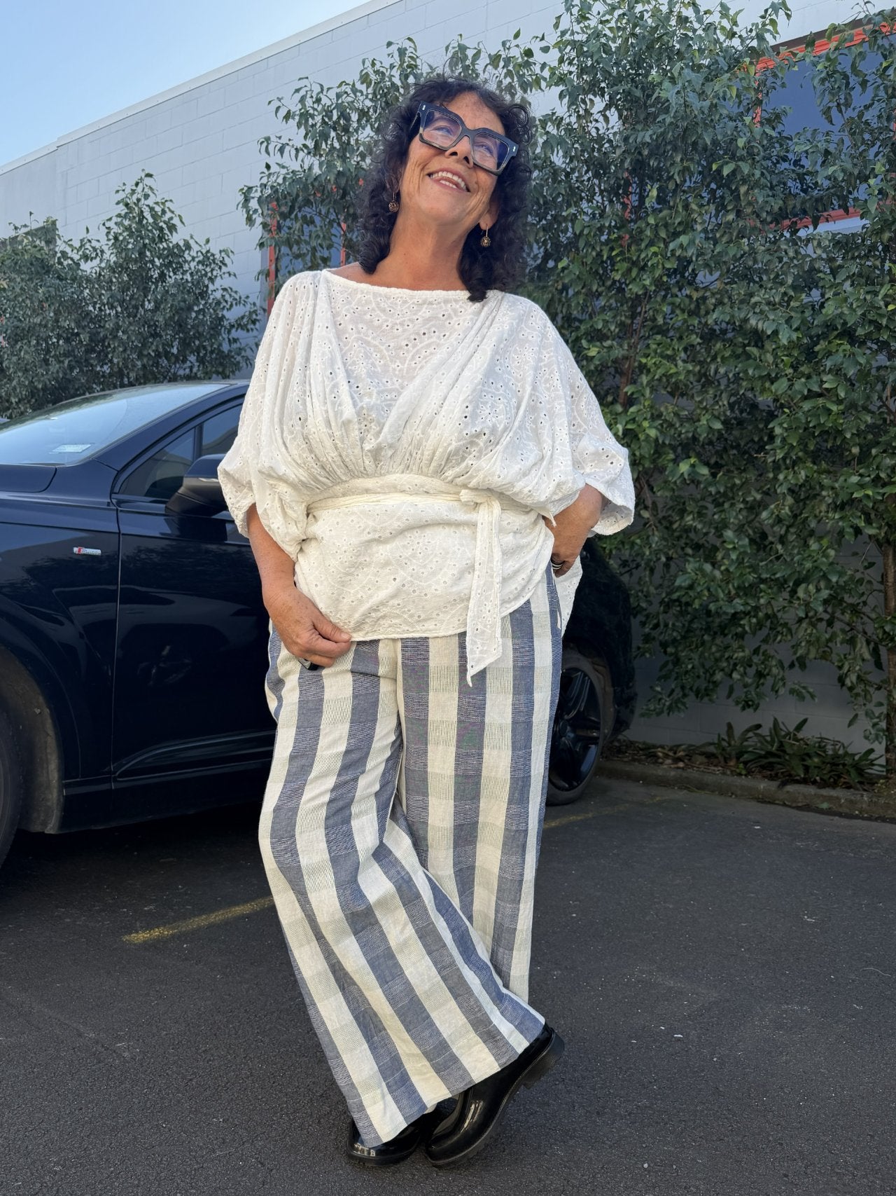 TCD Sadie Pant - Blue Check