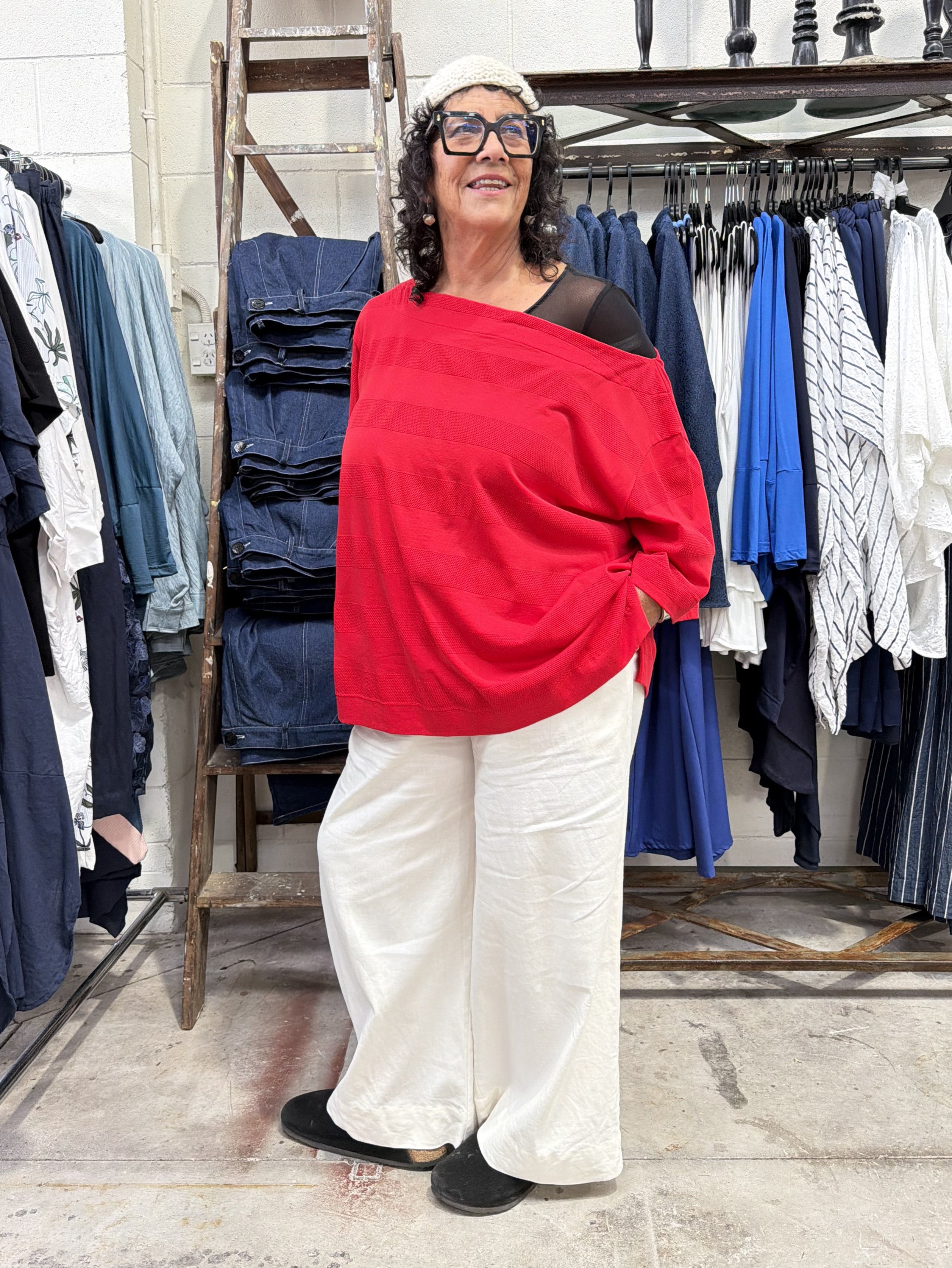 TCD Sadie Pants - Cream Linen