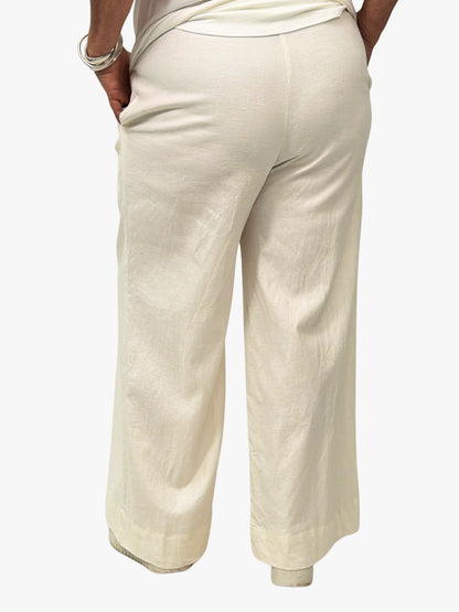 TCD Sadie Pants - Cream Linen