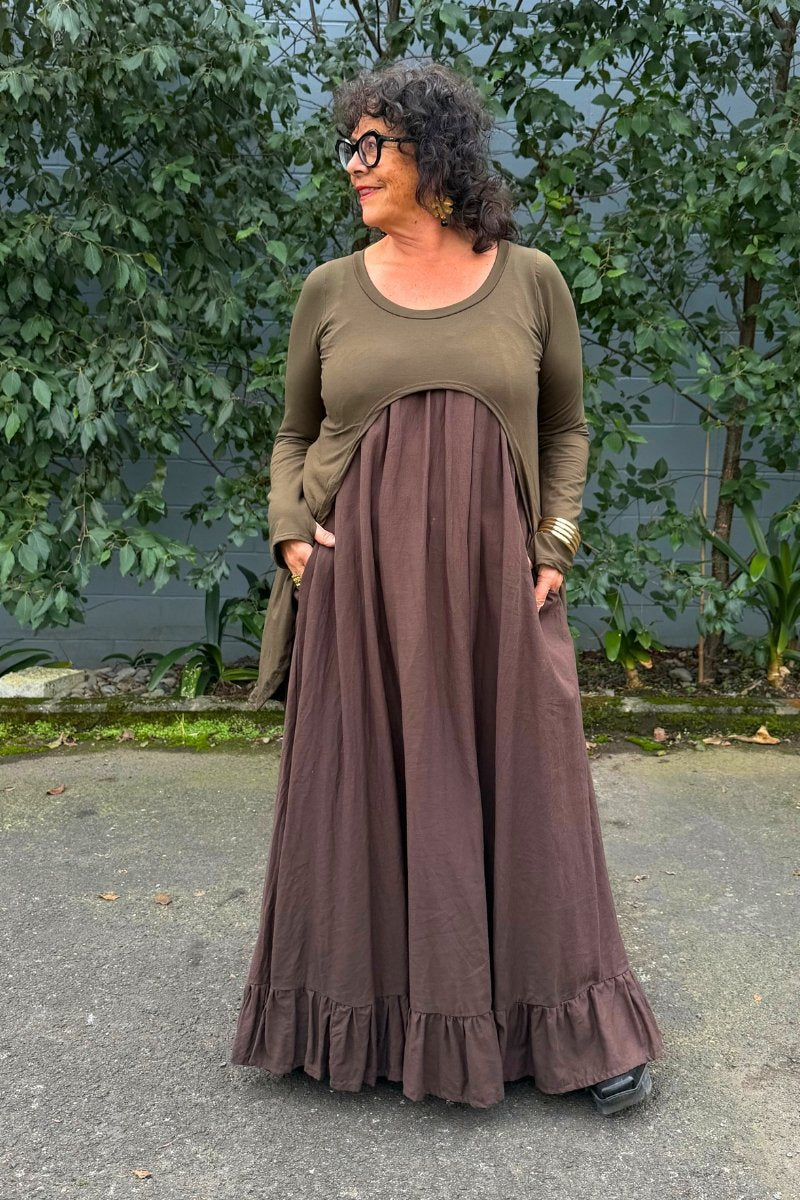 TCD Scoop D Top - Khaki