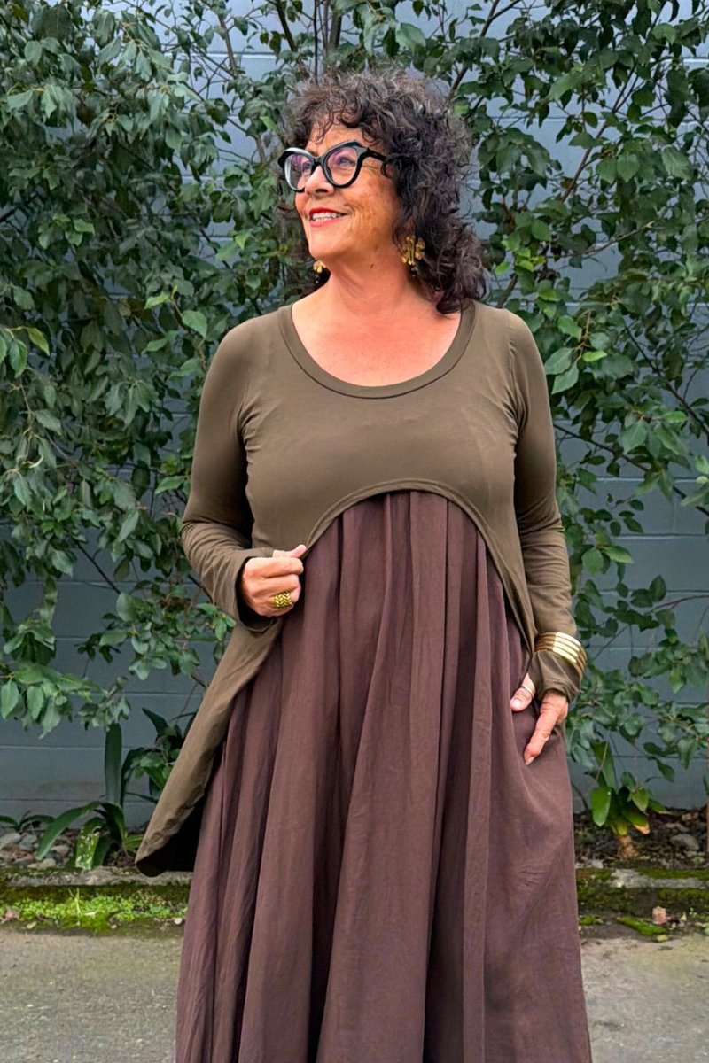 TCD Scoop D Top - Khaki