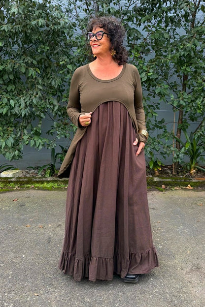 TCD Scoop D Top - Khaki