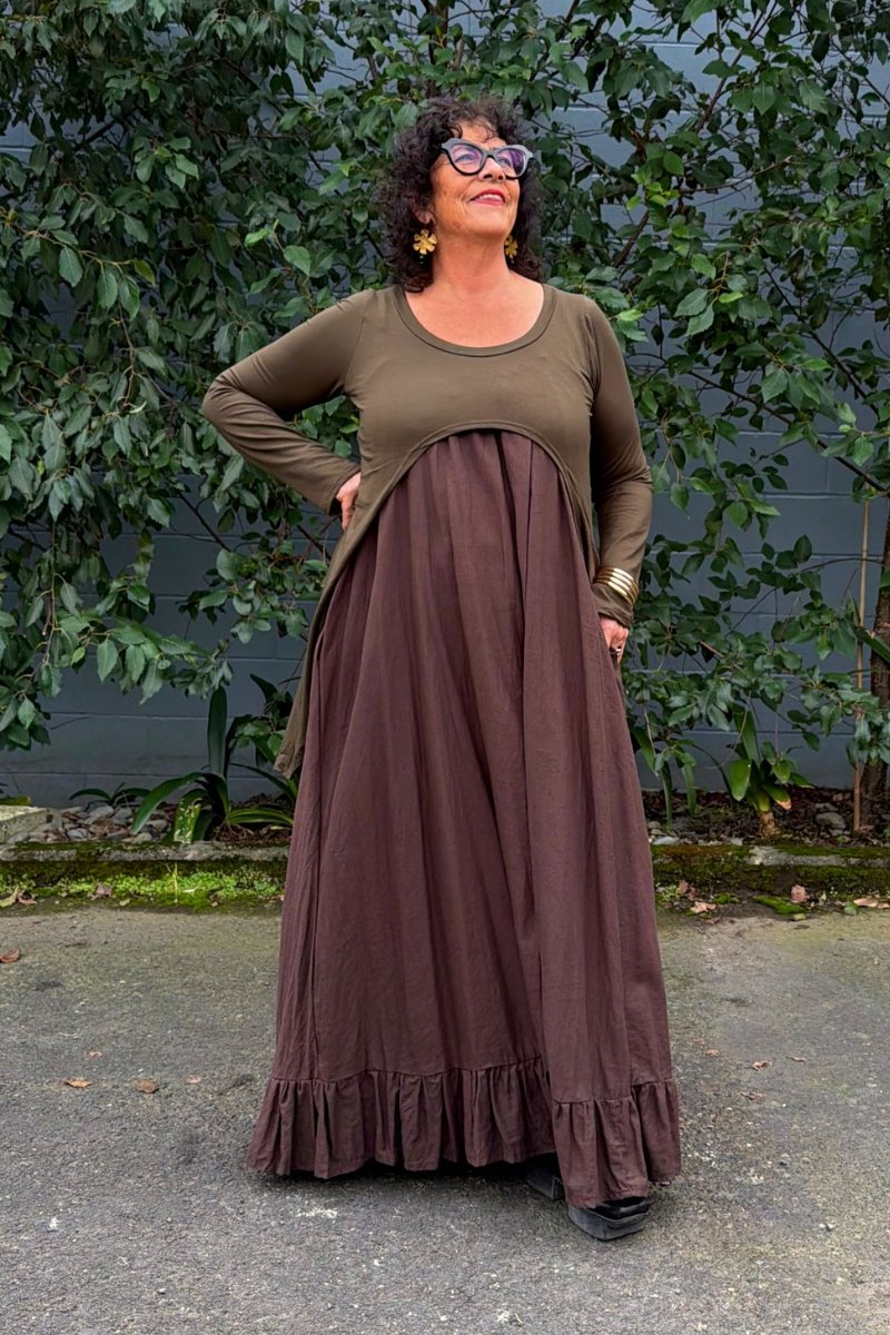 TCD Scoop D Top - Khaki
