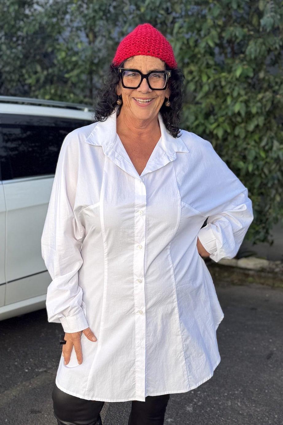 TCD Skye Shirt - White Cotton