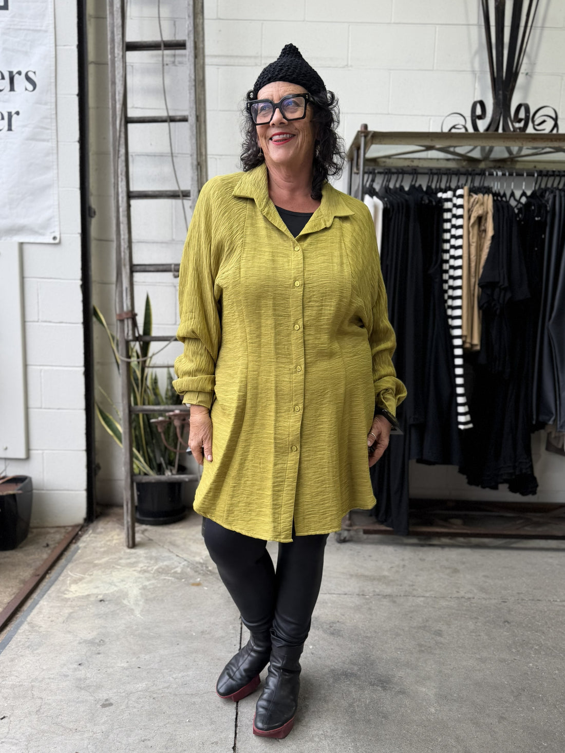 TCD Skye Shirt - Chartreuse
