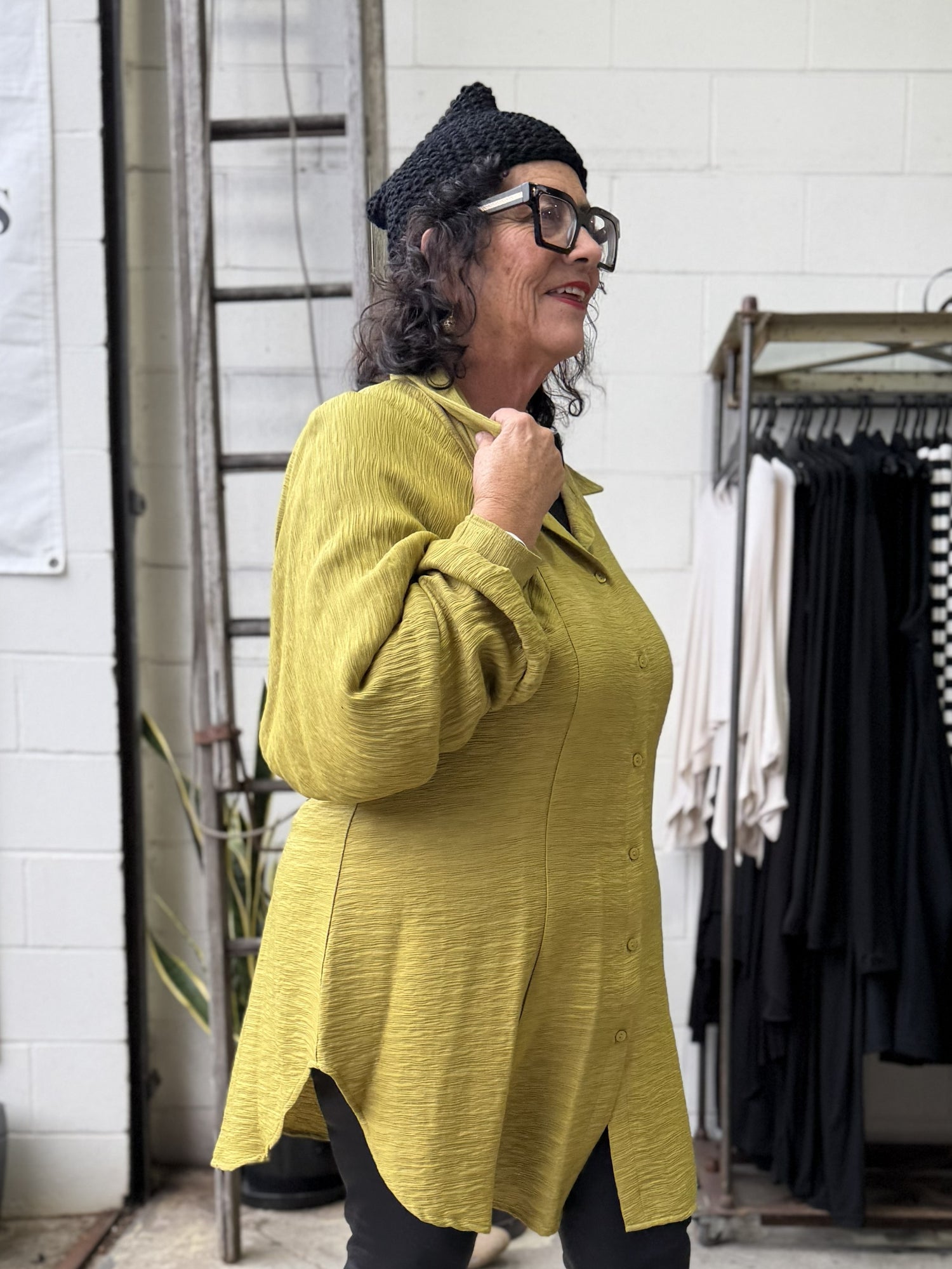 TCD Skye Shirt - Chartreuse