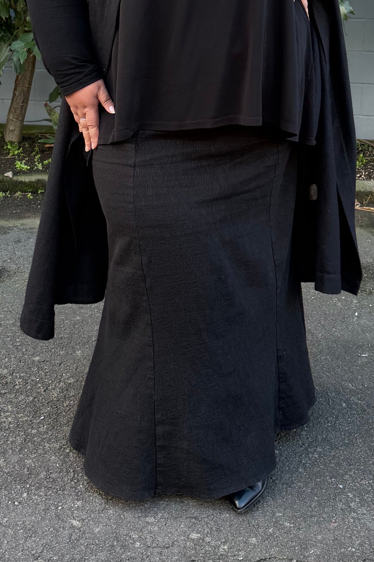 TCD Stella Skirt - Black Stretch