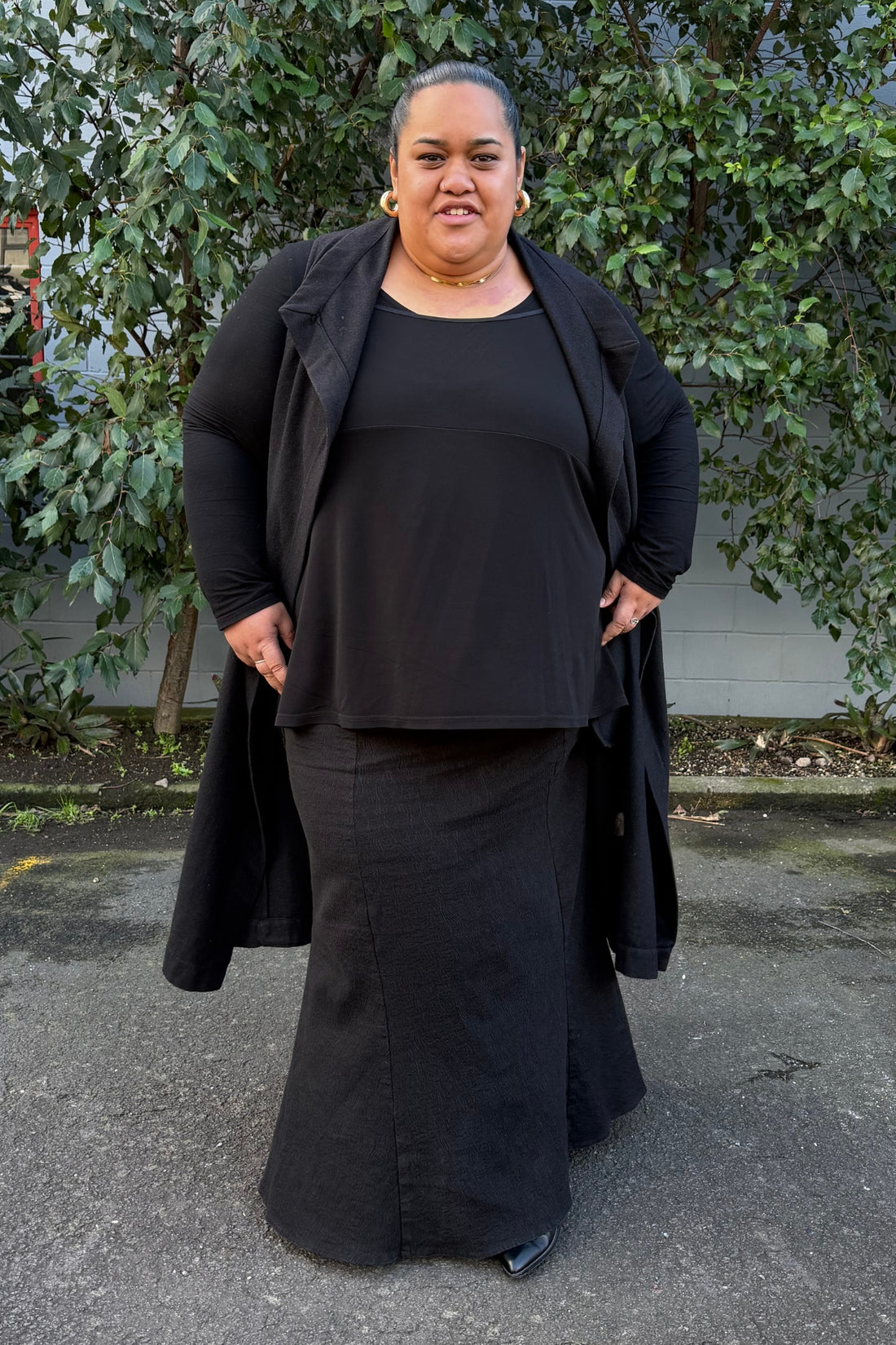 TCD Stella Skirt - Black Stretch