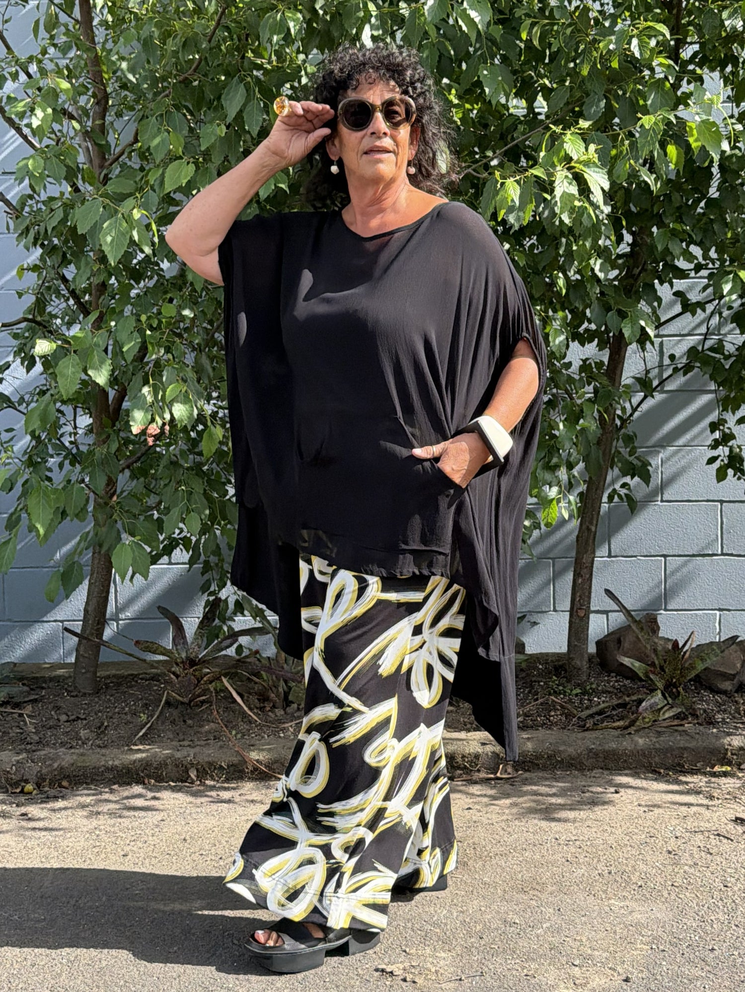 TCD Suzie Wide Leg Pants - Retro Yellow
