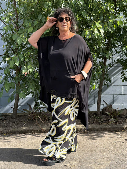 TCD Suzie Wide Leg Pants - Retro Yellow