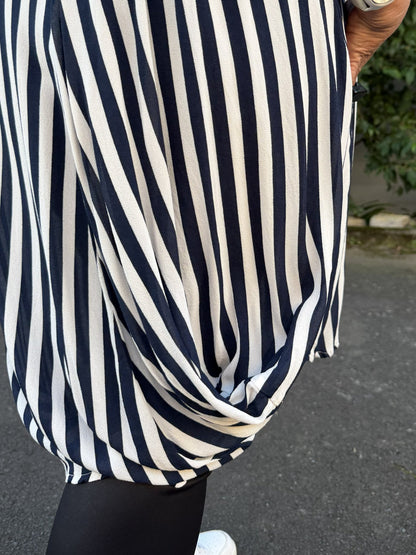 TCD Tranquil Dress - Navy Stripe