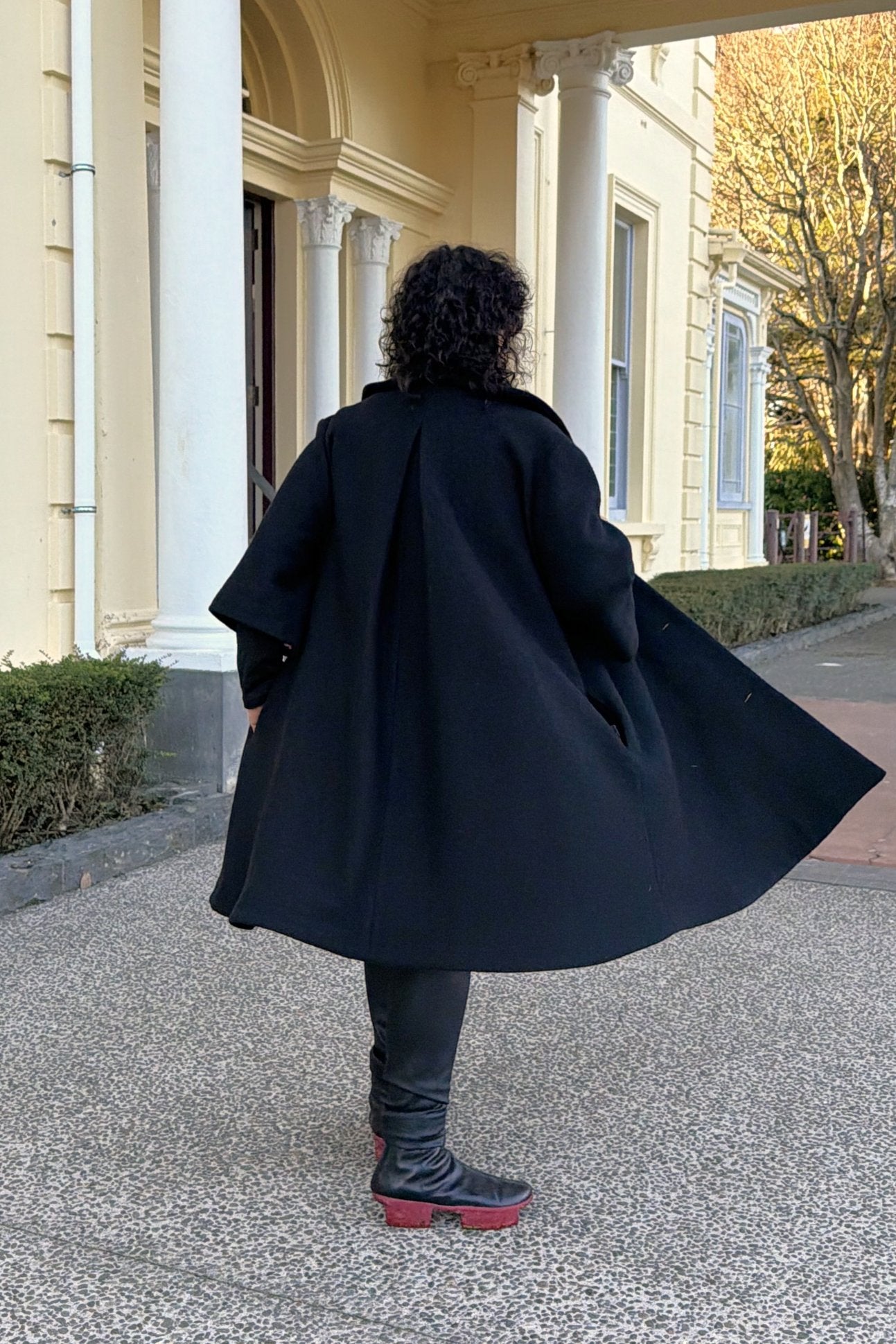 TCD Windsor Coat - Black Wool