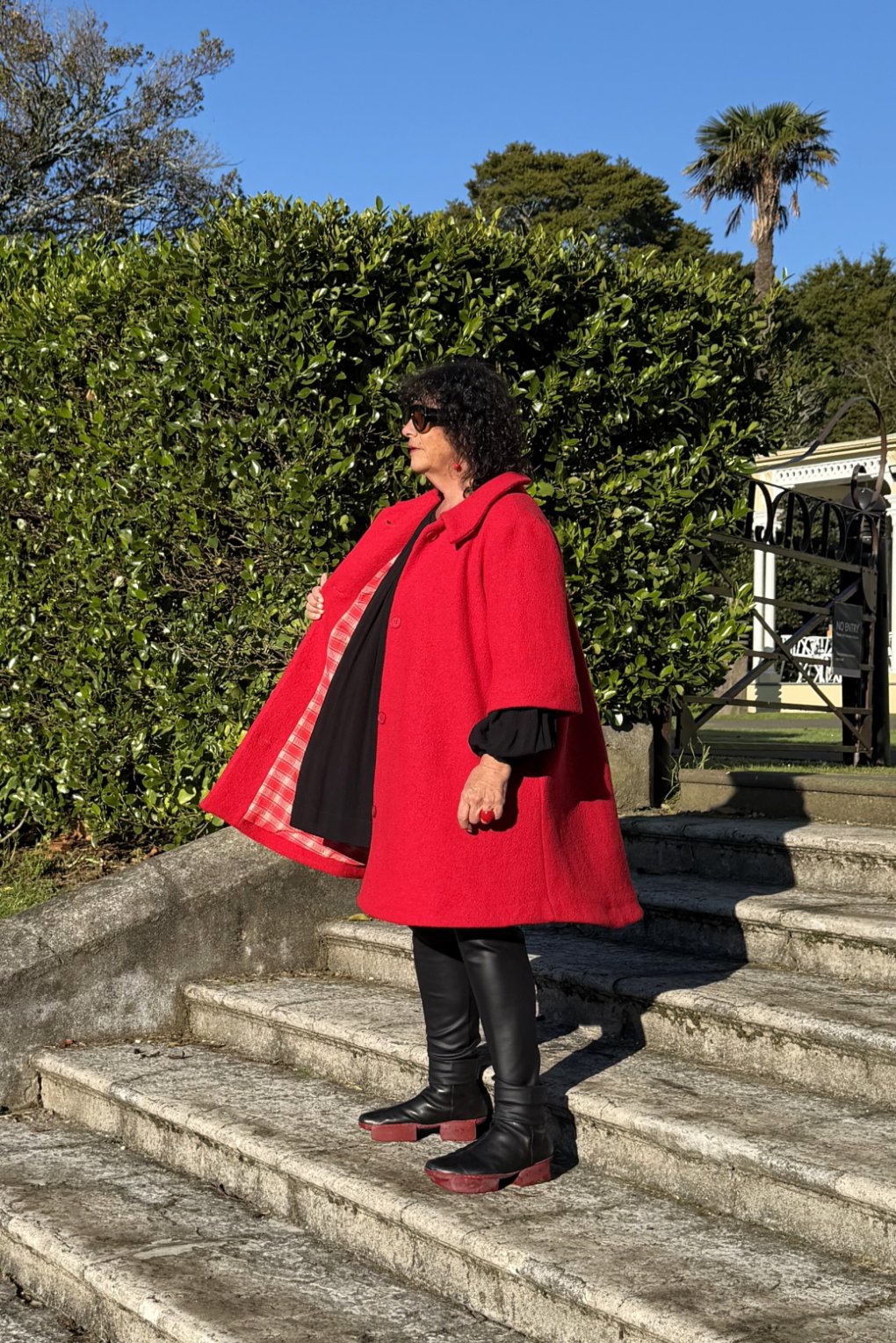 TCD Windsor Coat - Red Wool