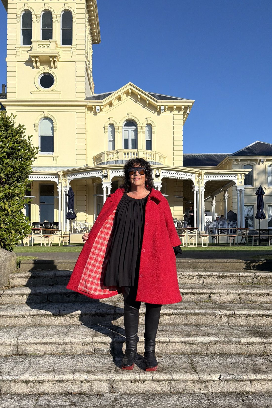 TCD Windsor Coat - Red Wool
