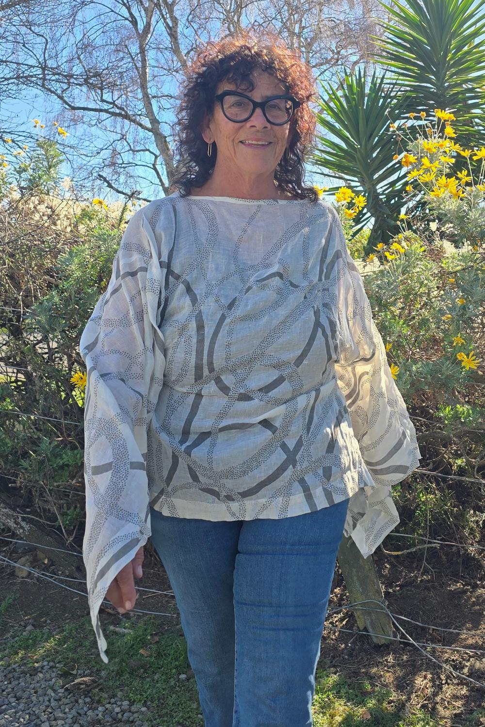 TCD Cove Top - Cream spot