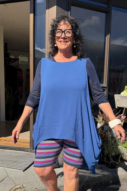 TCD Drape Tunic - Blue