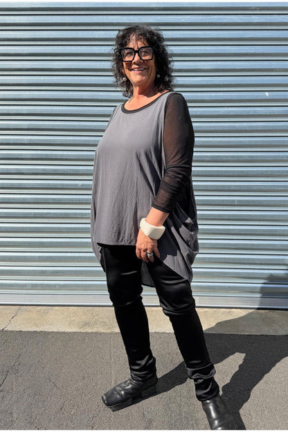 TCD Drape Tunic - Grey