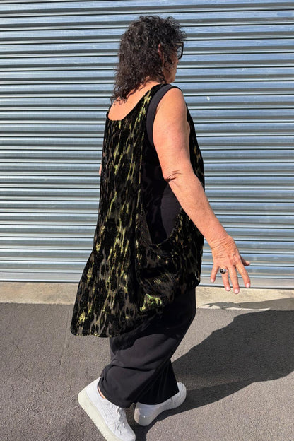 TCD Drape Tunic - Liquid Gold