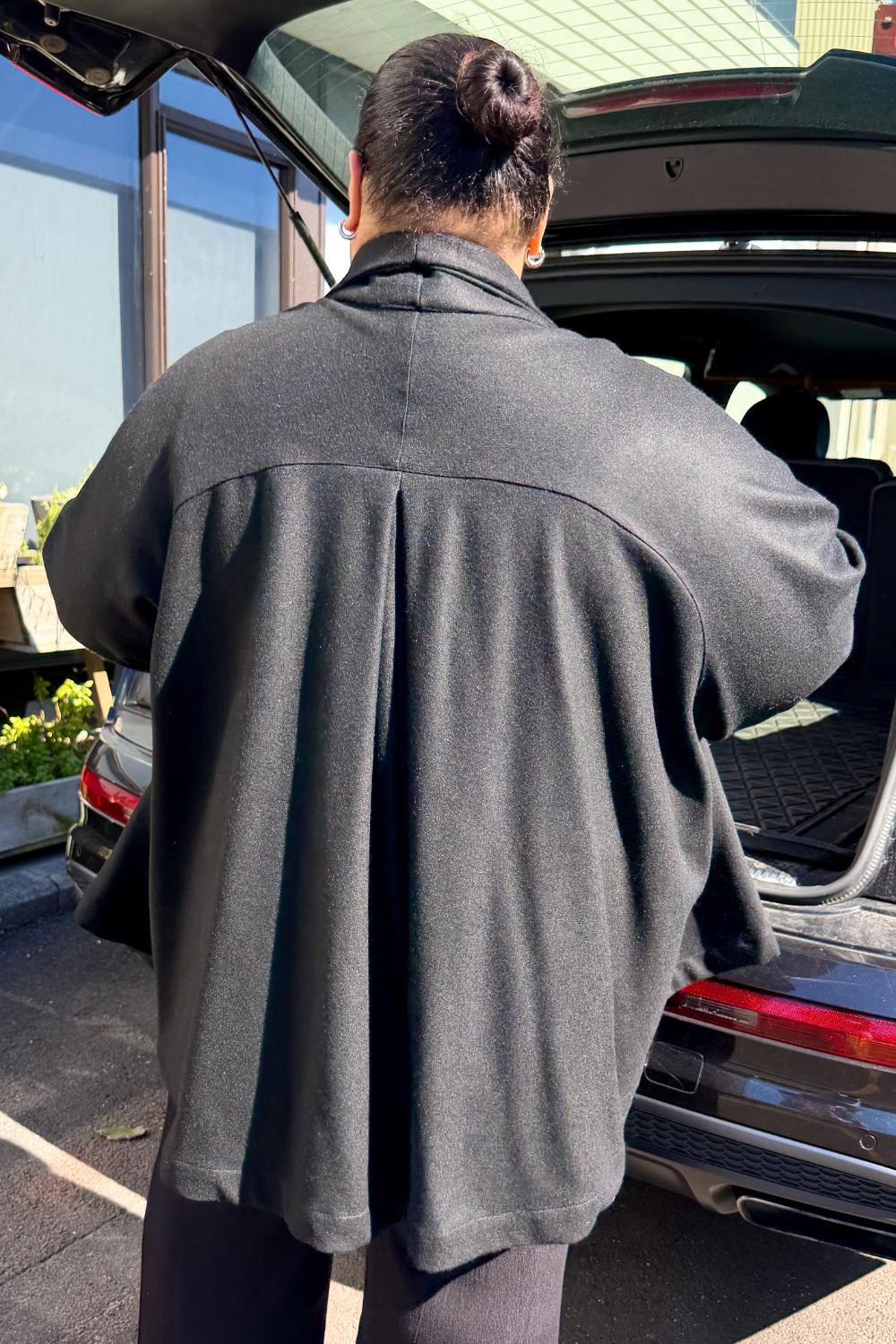 TCD Frankie Jacket - Black Wool