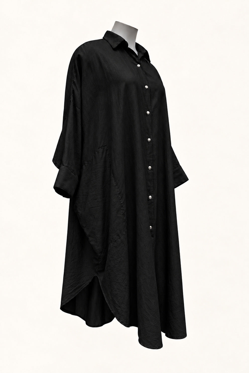 PRE ORDER TCD Georgie Shirt - Black Linen