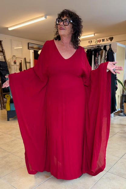 TCD Glissé Gown - Samba Red
