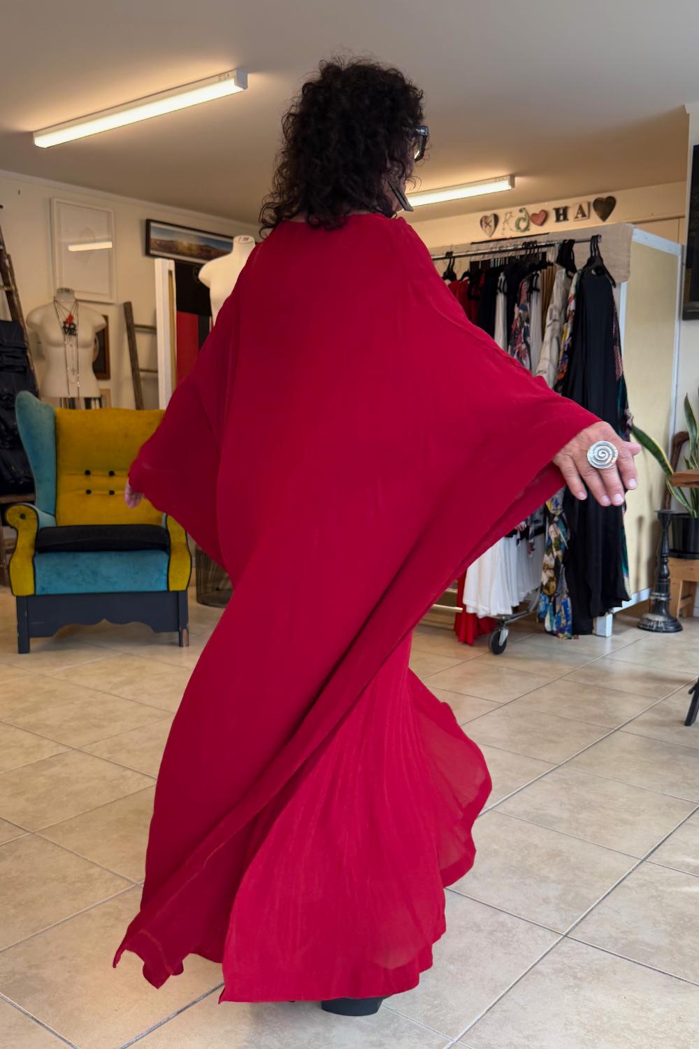 TCD Glissé Gown - Samba Red