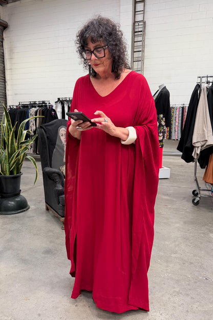 TCD Glissé Gown - Samba Red