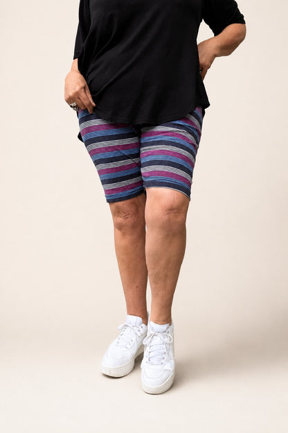 TCD Hotpants - Midnight Candy stripe