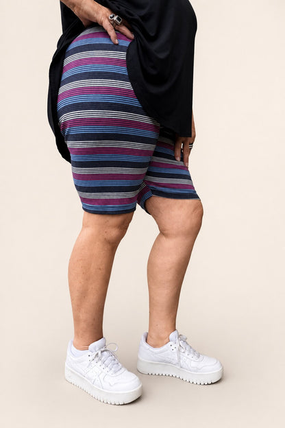 TCD Hotpants - Midnight Candy stripe