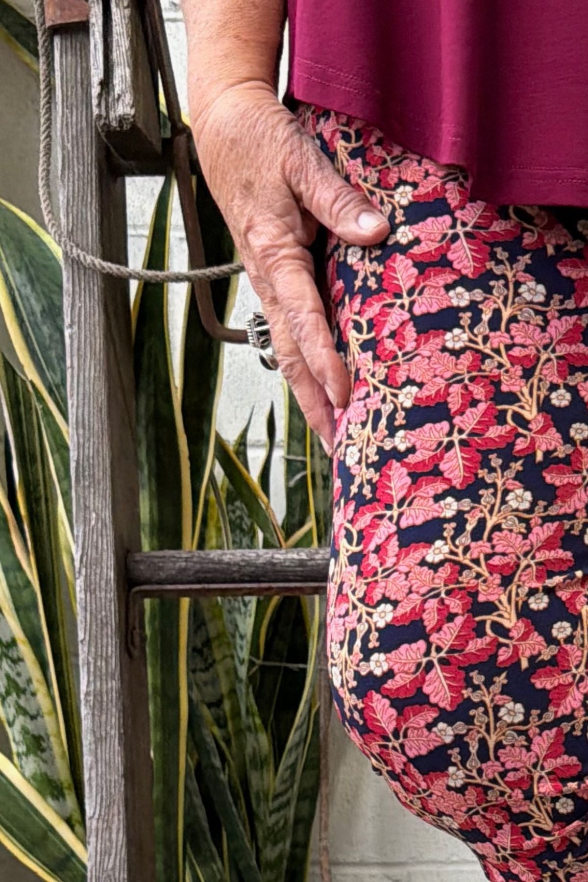 TCD Leggings - Berry Bloom