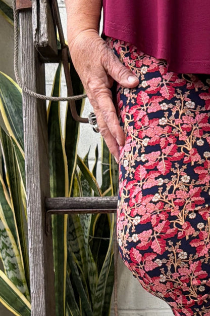 TCD Leggings - Berry Bloom