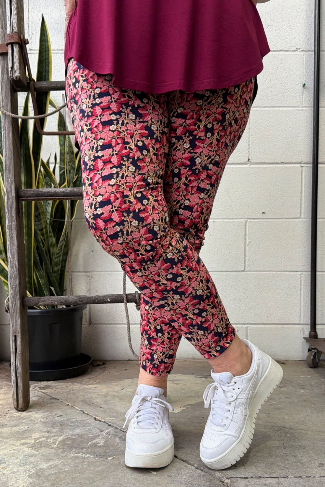 TCD Leggings - Berry Bloom