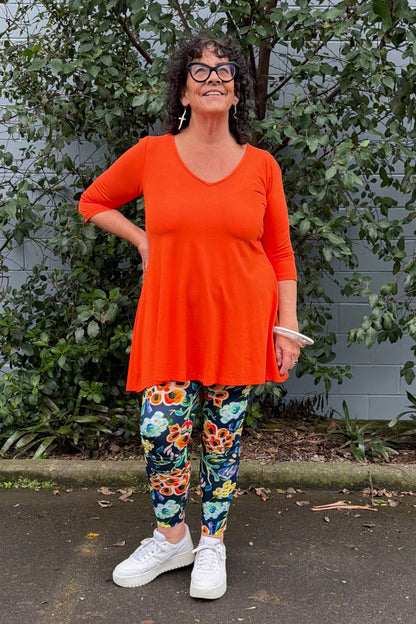 TCD Leggings - Midnight Flora