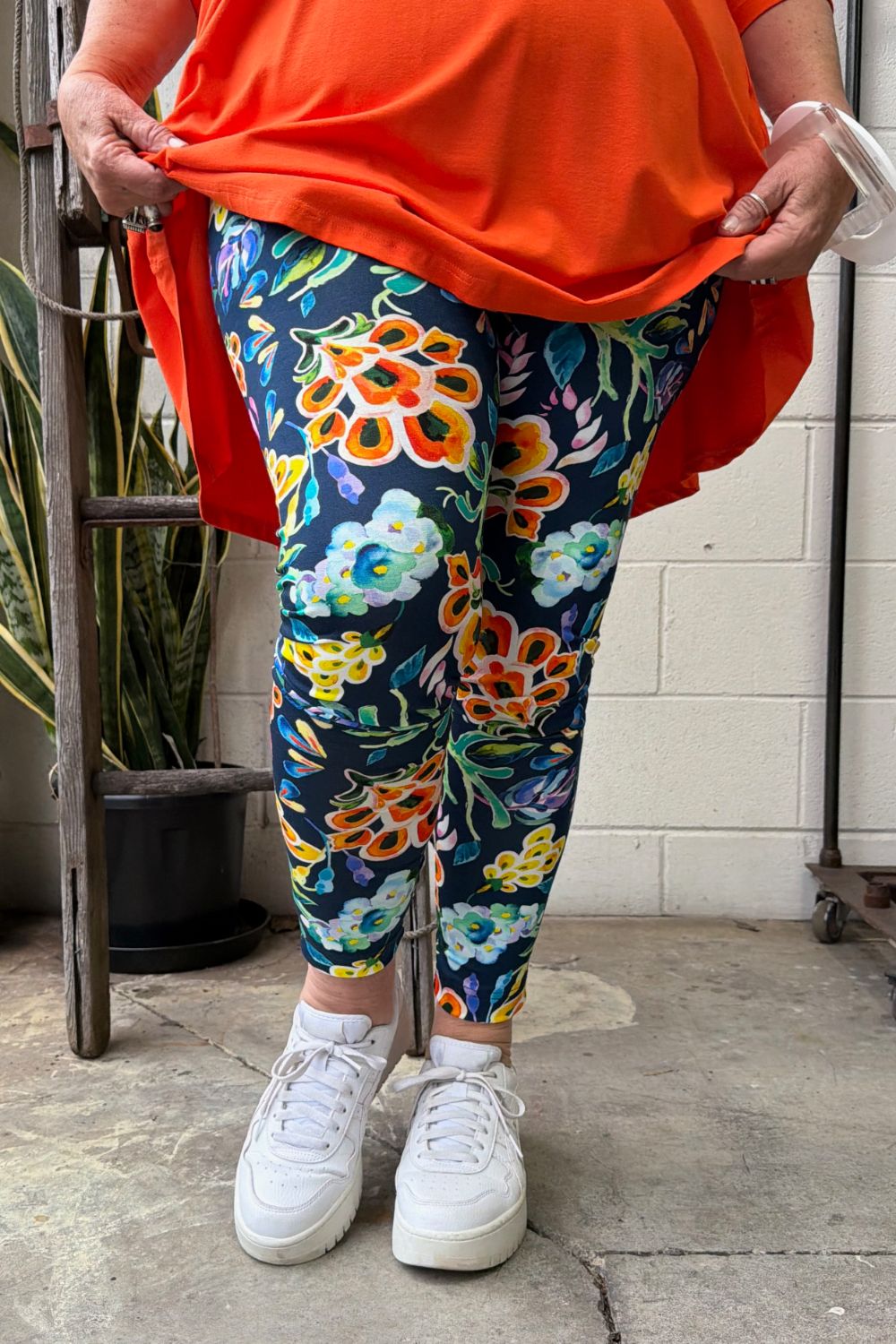 TCD Leggings - Midnight Flora