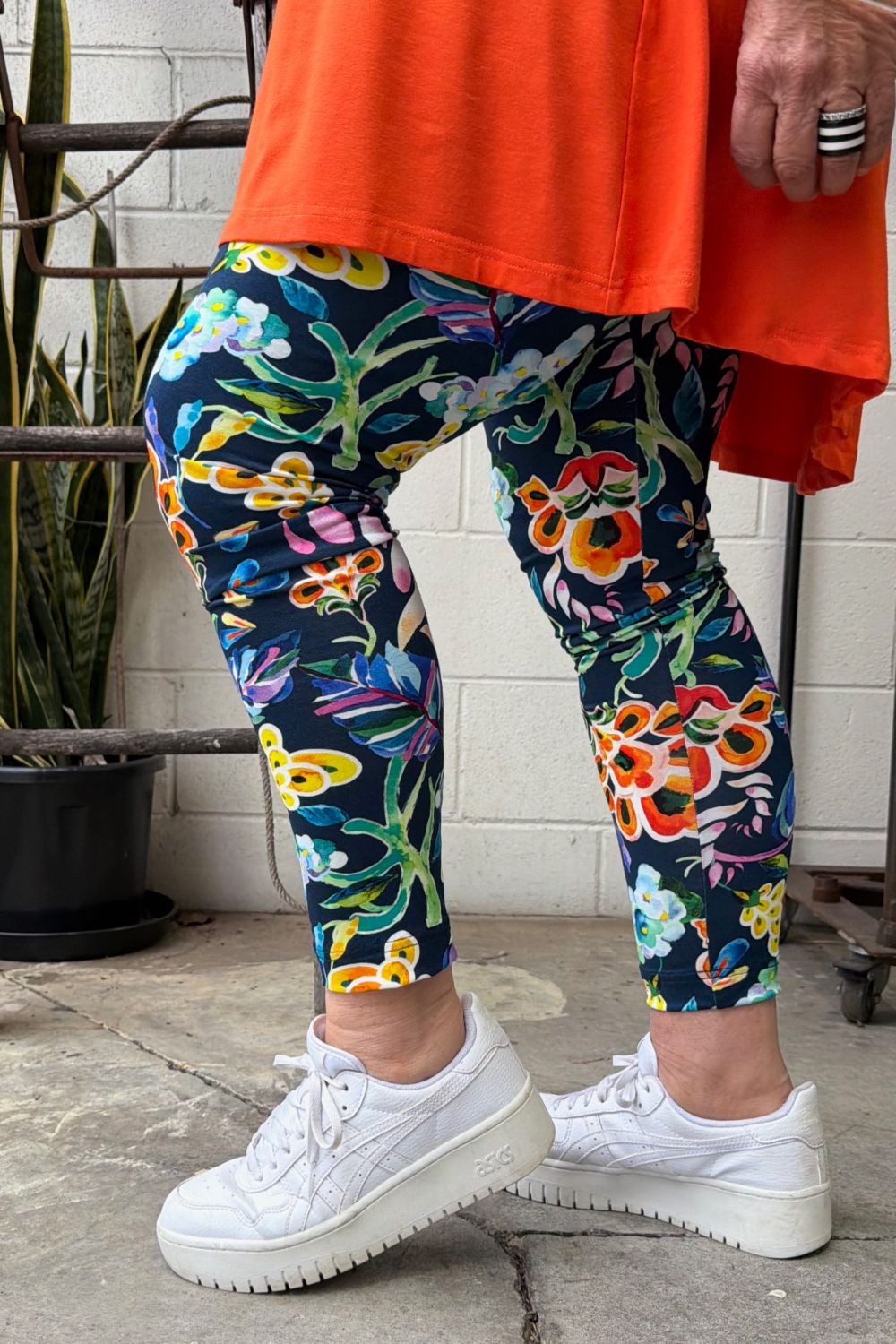 TCD Leggings - Midnight Flora