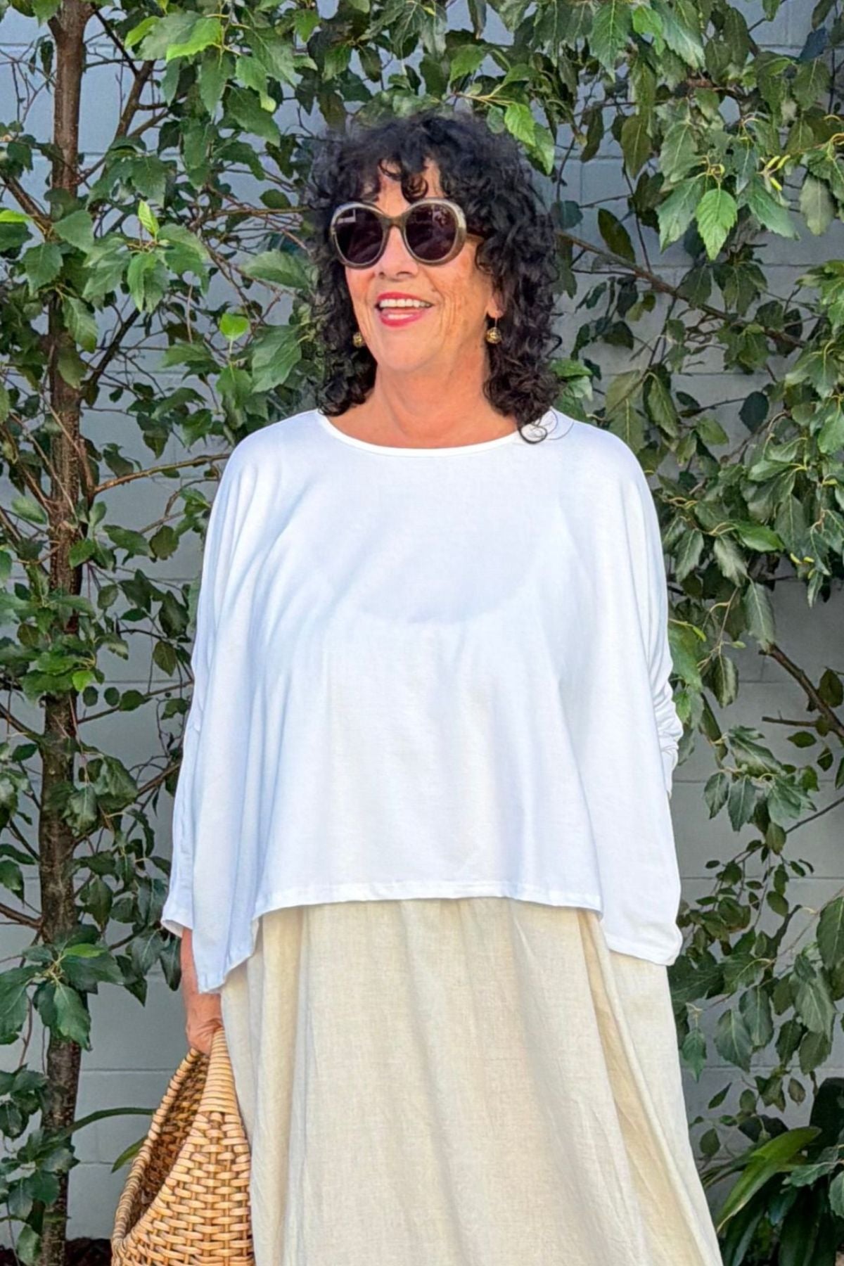 TCD Lockdown Crop - Vintage White