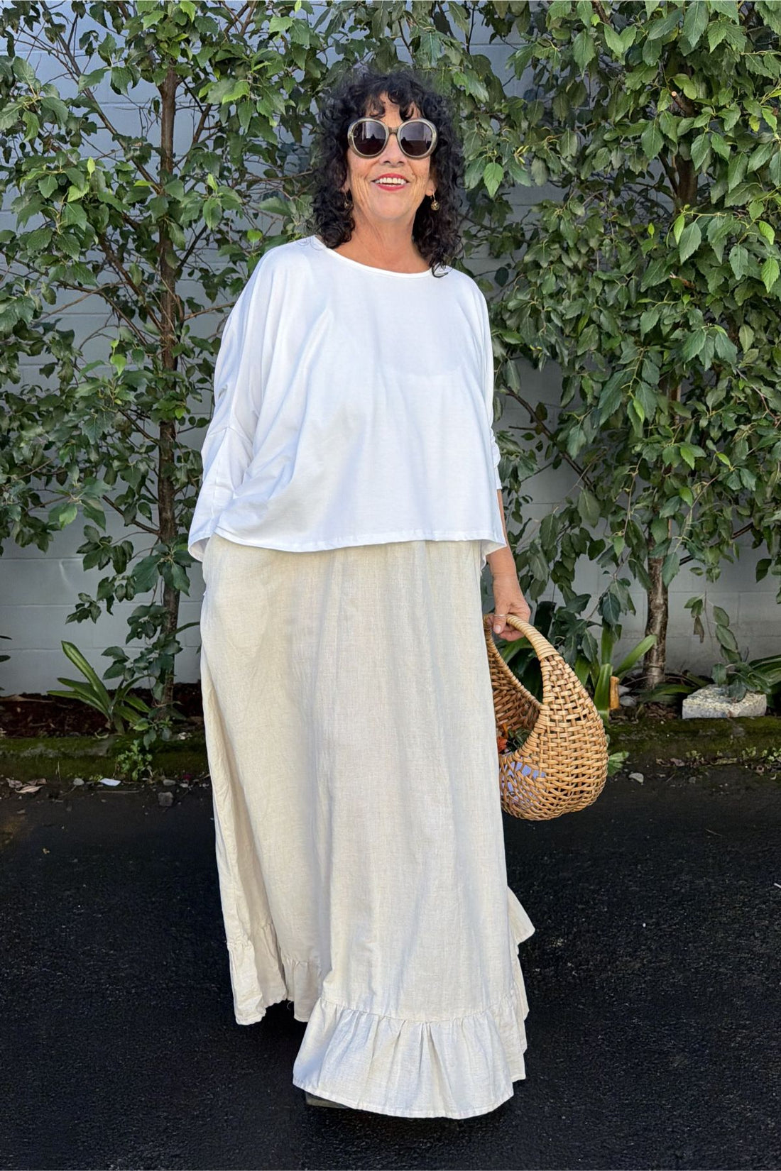 TCD Lockdown Crop - Vintage White
