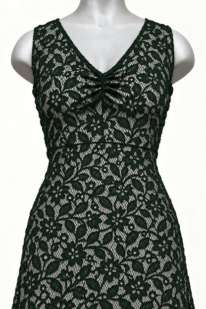 PRE ORDER TCD Marilyn Dress - Olive Lace