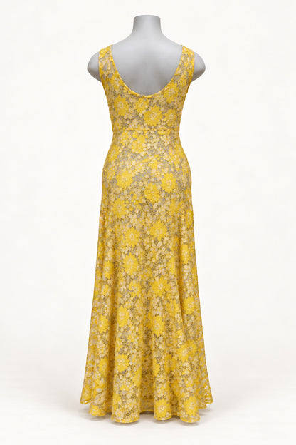 PRE ORDER TCD Marilyn Dress - Yellow lace
