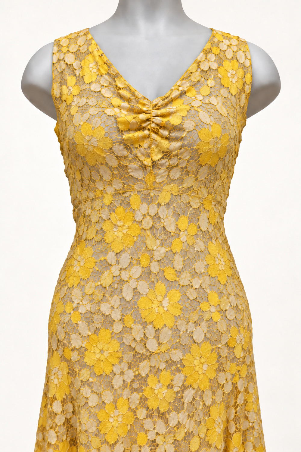 PRE ORDER TCD Marilyn Dress - Yellow lace