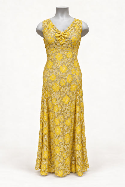 PRE ORDER TCD Marilyn Dress - Yellow lace
