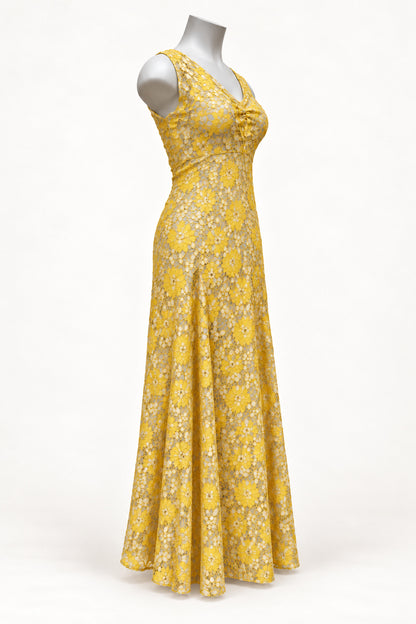 PRE ORDER TCD Marilyn Dress - Yellow lace