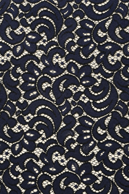 PRE ORDER TCD Marilyn Dress - Navy &amp; black Lace