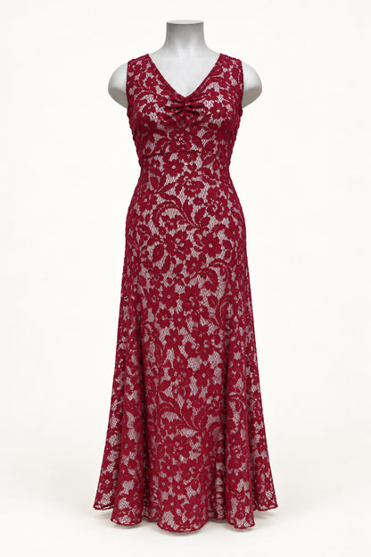 PRE ORDER TCD Marilyn Dress - Merlot Lace