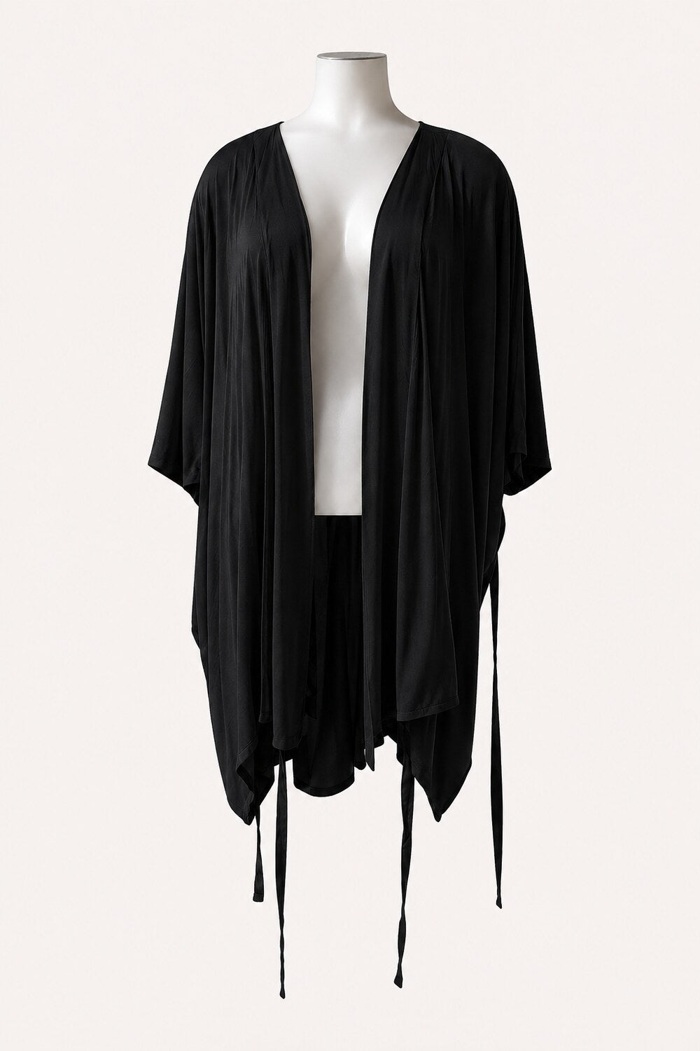 TCD Maritza Duster - Black crepe