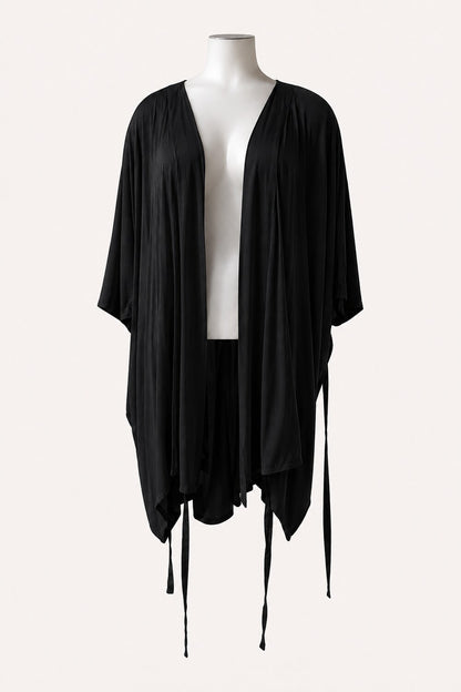 TCD Maritza Duster - Black crepe