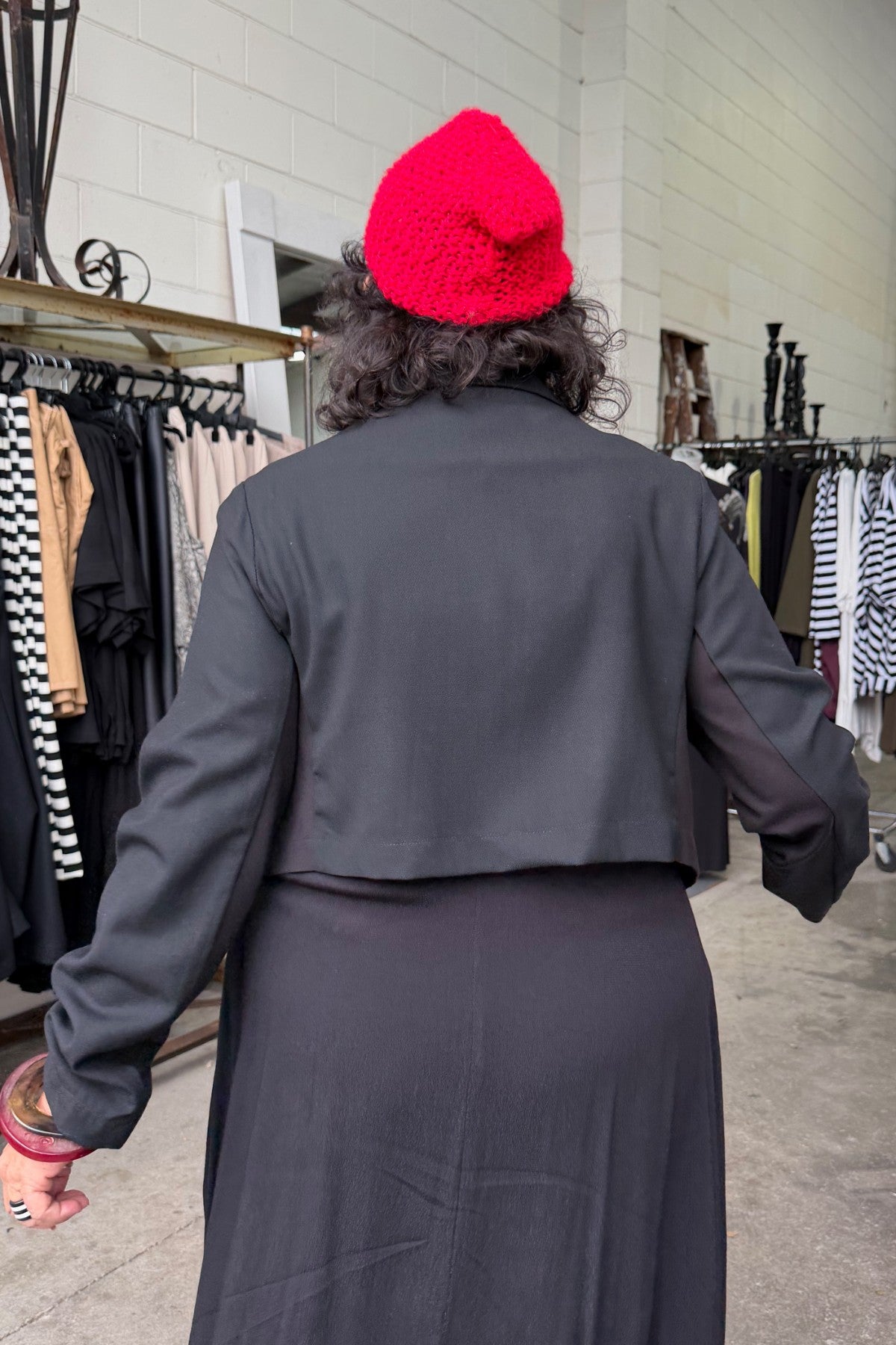 TCD Marrs Jacket - Black Wool