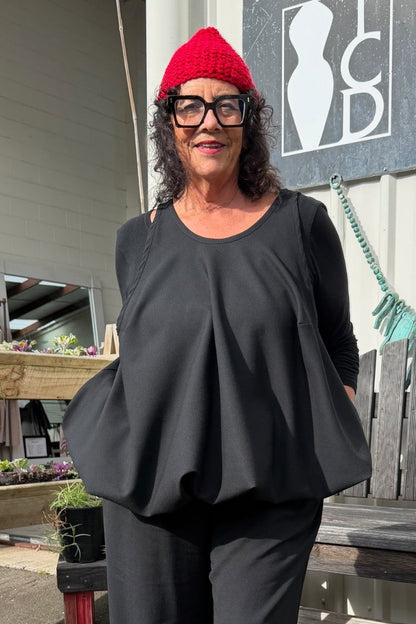 TCD Orbit Camisole - Black Wool
