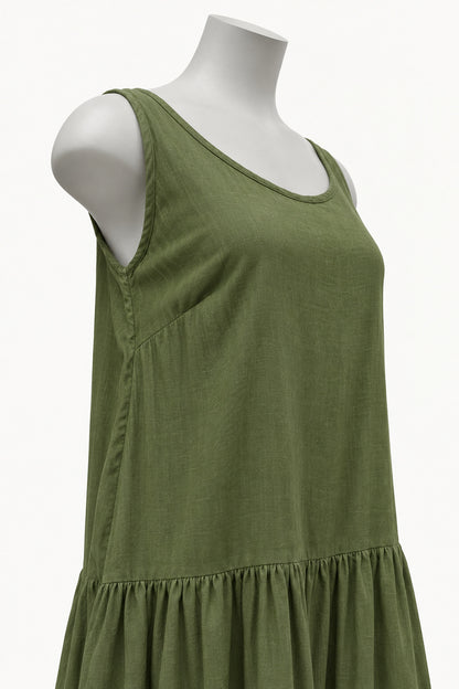 PRE ORDER TCD Petticoat Dress - Army Green